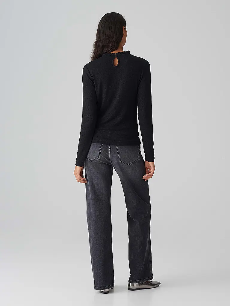 OPUS | Rollkragenpullover SANBA | Noir