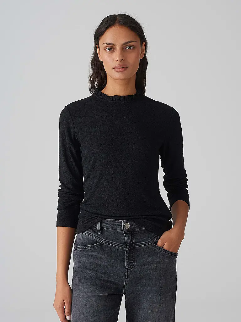 OPUS | Rollkragenpullover SANBA | Noir
