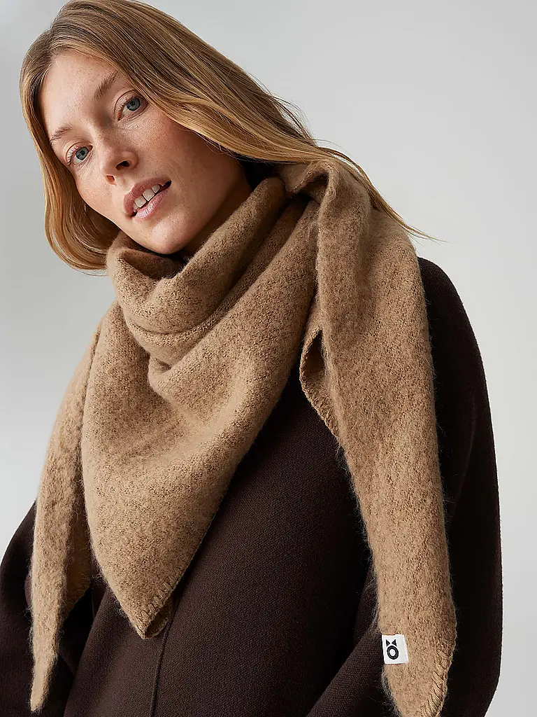 OPUS | Schal AMADSI | Marron clair