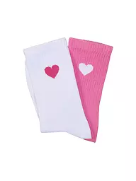 OPUS | Socken 2er Pkg. YENNIS HEART pink punch | Rose vif