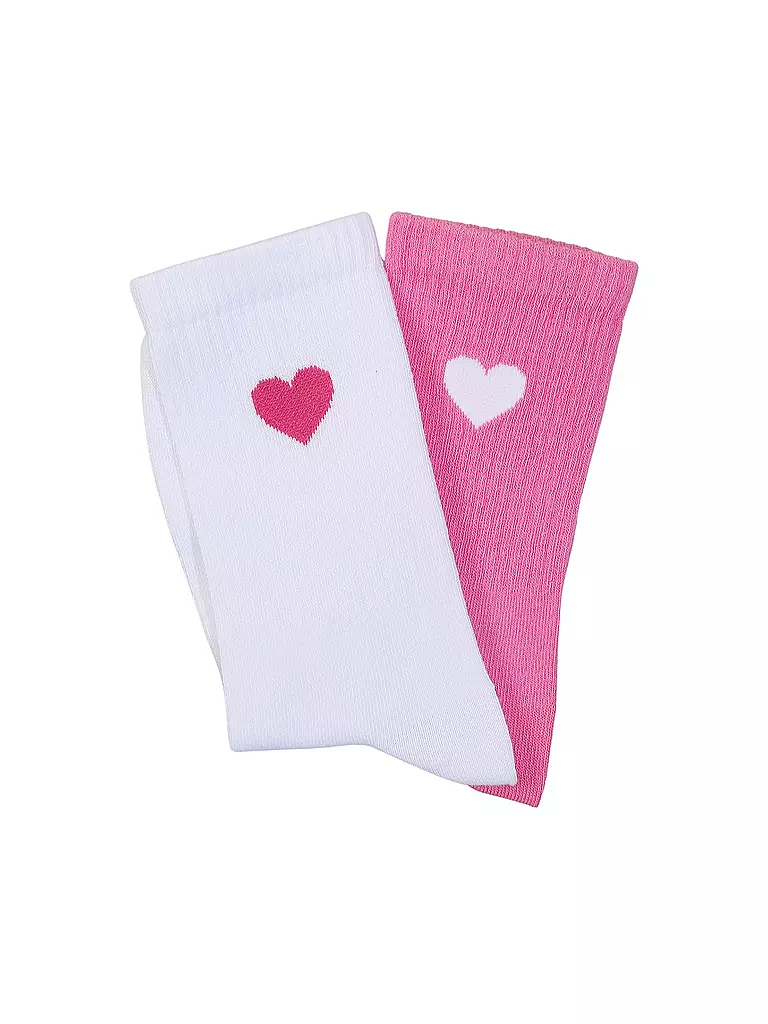 OPUS | Socken 2er Pkg. YENNIS HEART pink punch | Rose vif