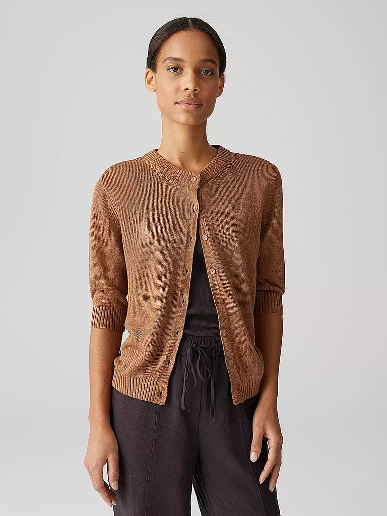 OPUS | Strickjacke DATINA | Camel