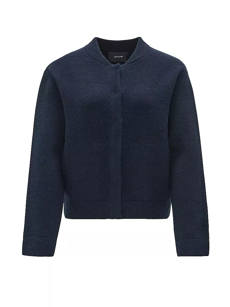 OPUS | Strickjacke DOMBA | Bleu foncé