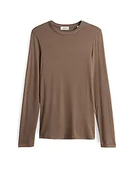 OPUS | Langarmshirt SIFA | Marron
