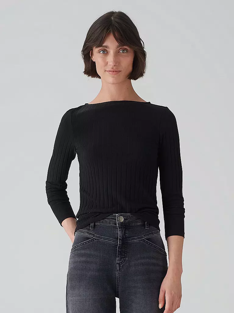 OPUS | T-shirt à manches longues SOVKE | schwarz