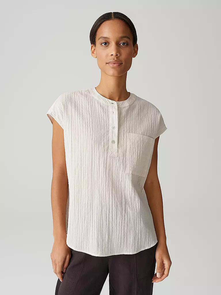 OPUS | T-shirt blouse FAMALI | Crème