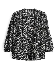 OPUS | T-shirt blouse FAMELIA | Noir