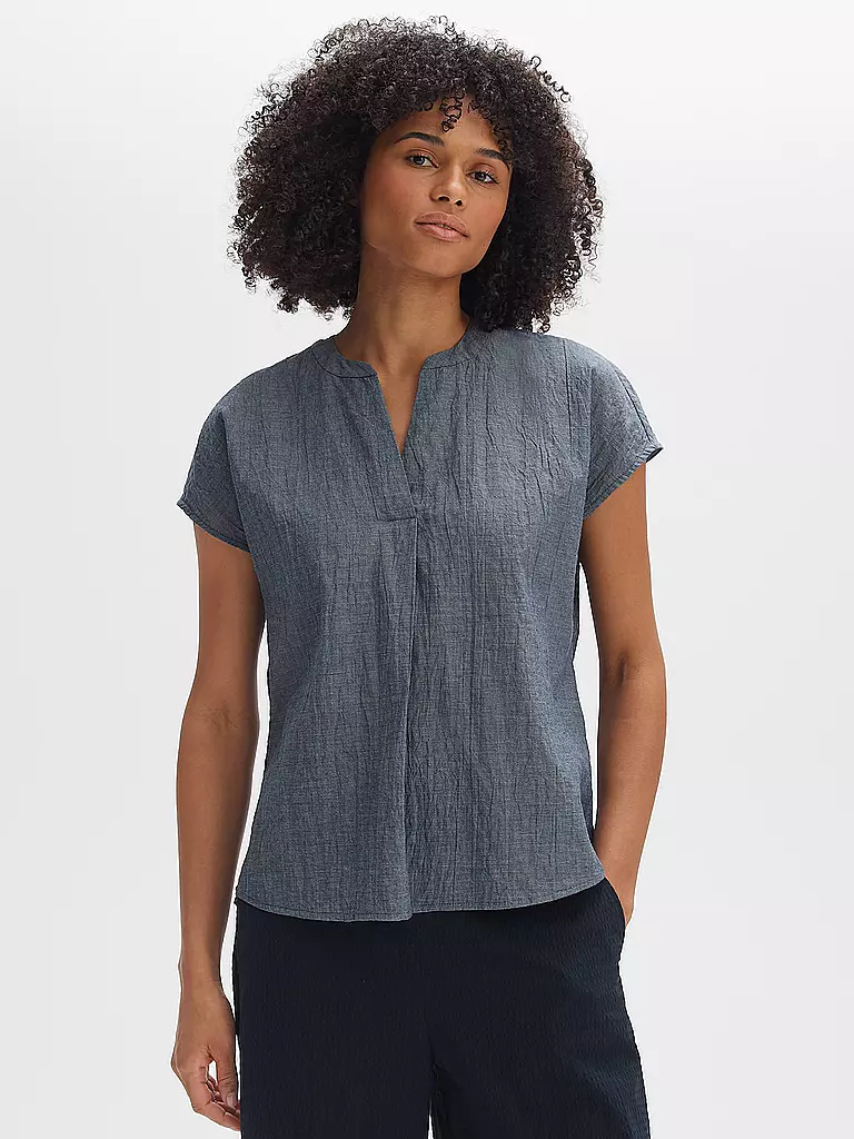 OPUS | T-shirt blouse FAMITA | Bleu foncé