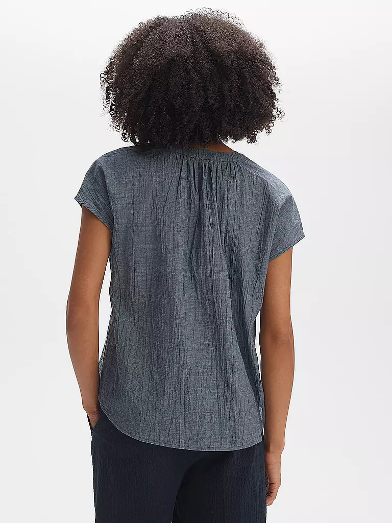 OPUS | T-shirt blouse FAMITA | Bleu foncé