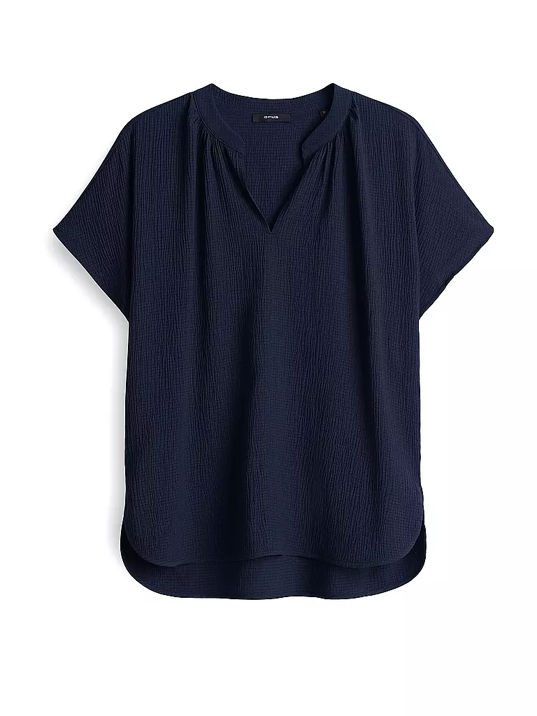 OPUS | T-shirt blouse FASURA | Bleu foncé