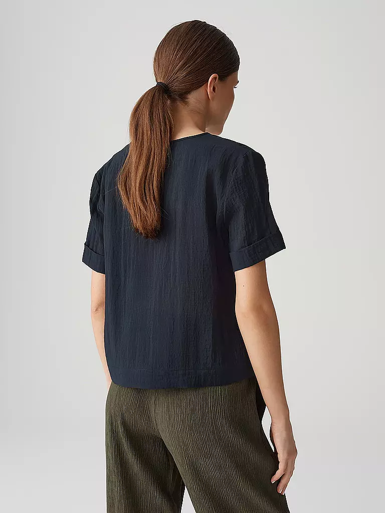 OPUS | T-shirt blouse FILKA | Bleu foncé