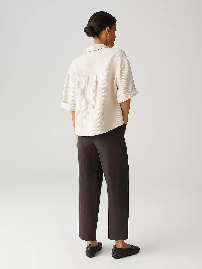 OPUS | T-shirt blouse FIORA | Crème