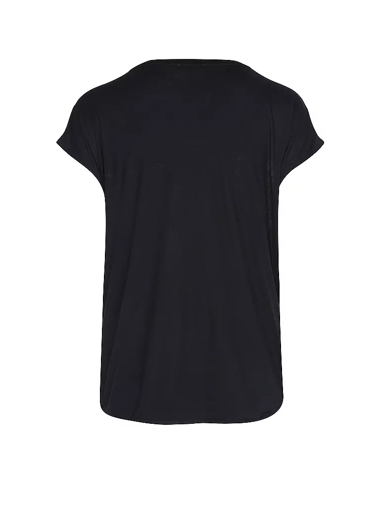 OPUS | T-shirt blouse SABETHI PRINT | Bleu foncé