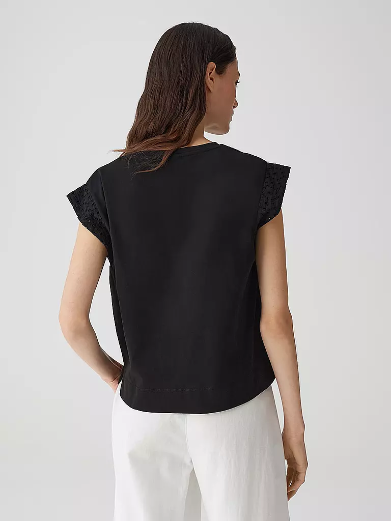 OPUS | T-shirt blouse SALLSO | Noir