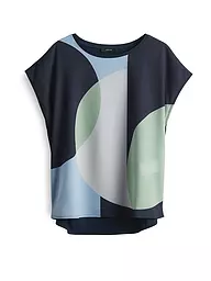 OPUS | T-shirt blouse SALOMA | Bleu foncé