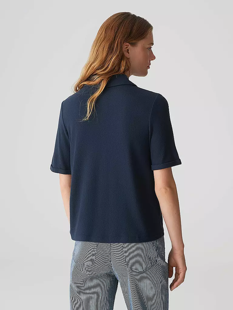 OPUS | T-shirt blouse SEBLUSI | Bleu foncé