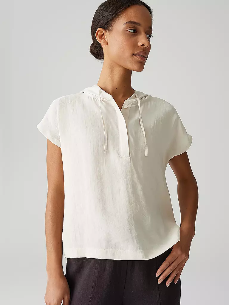 OPUS | T-shirt blouse SEBU | Crème