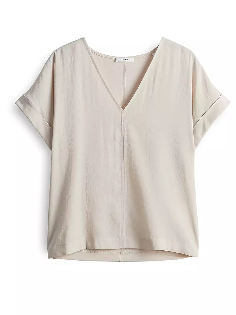 OPUS | T-shirt blouse SOLME | Crème
