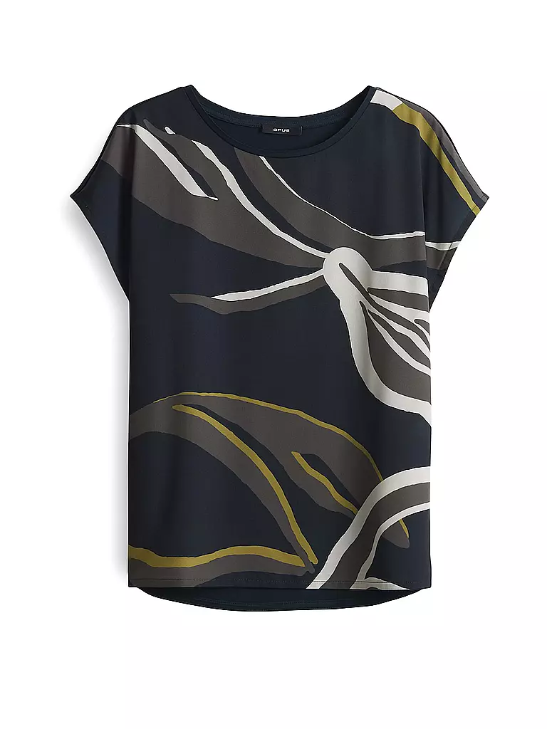 OPUS | T-shirt blouse SOPIKA | Bleu foncé