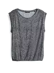 OPUS | T-shirt blouse STRUKI MINIMAL | Bleu foncé