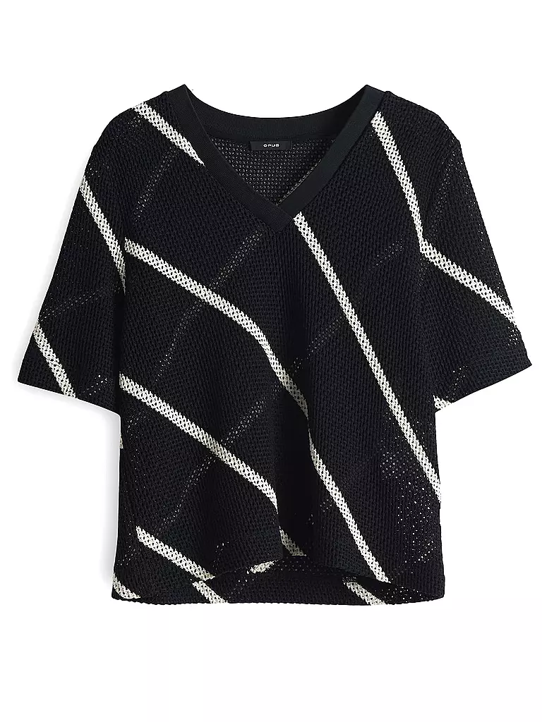 OPUS | T-shirt GEMUKKI | schwarz