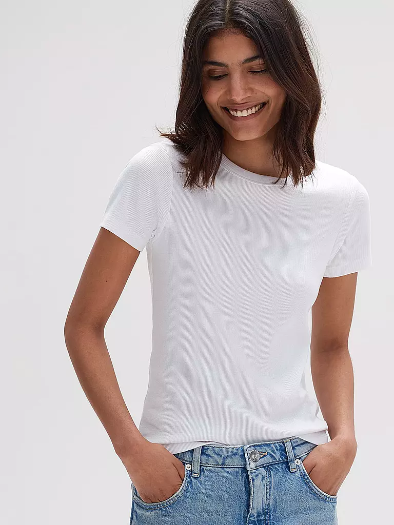 OPUS | T-shirt SAMUNA | Blanc