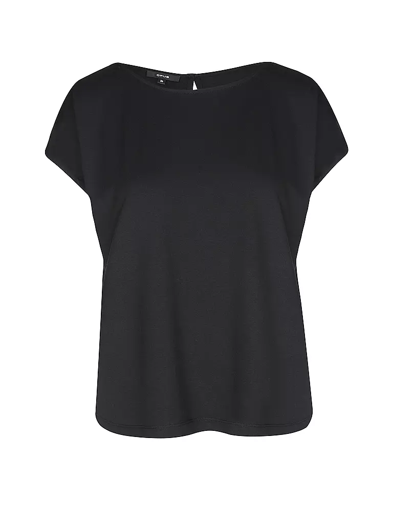 OPUS | T-shirt SANUELA | schwarz