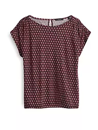 OPUS | T-shirt SEKADI MINIMAL | Rouge foncé