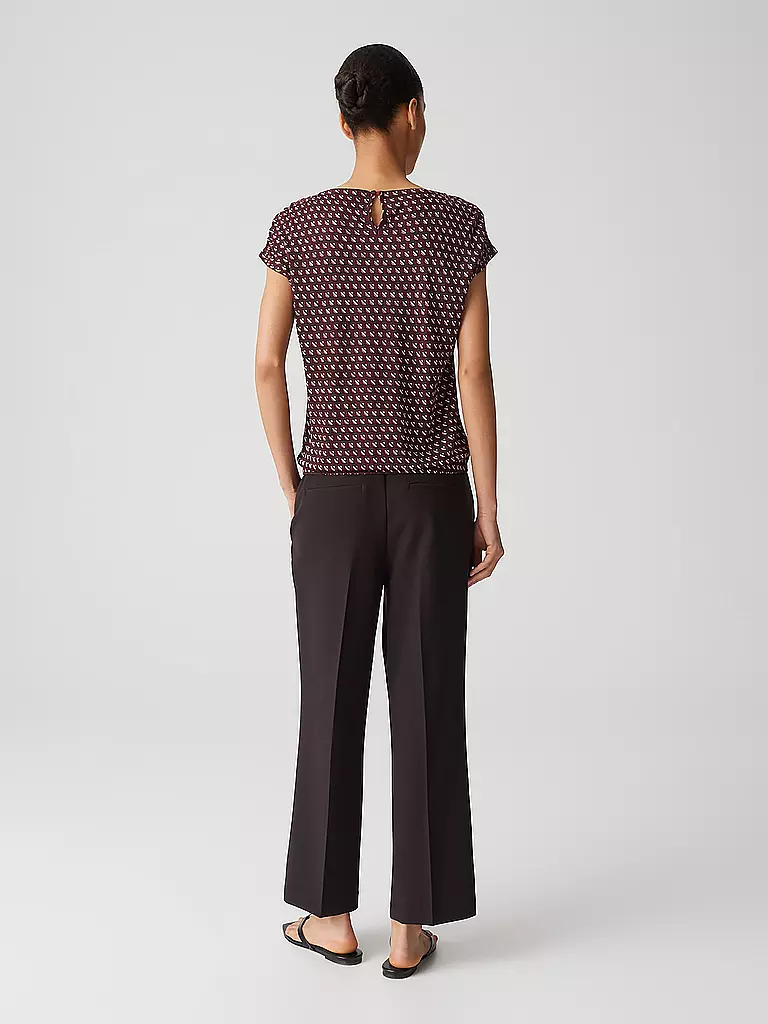 OPUS | T-Shirt SEKADI MINIMAL | Rouge foncé