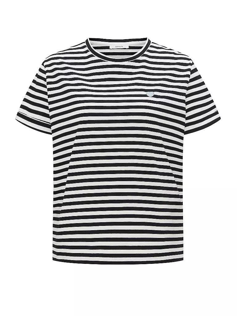 OPUS | T-shirt SERZ | schwarz
