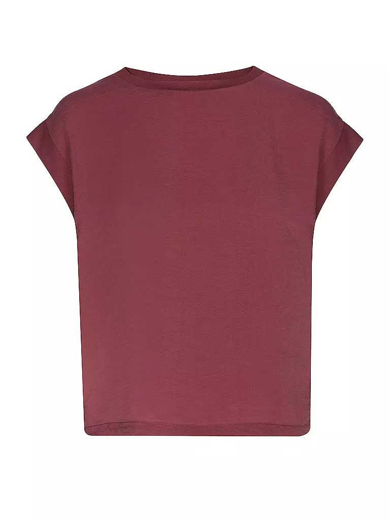 OPUS | T-shirt SILKISI | dunkelrot