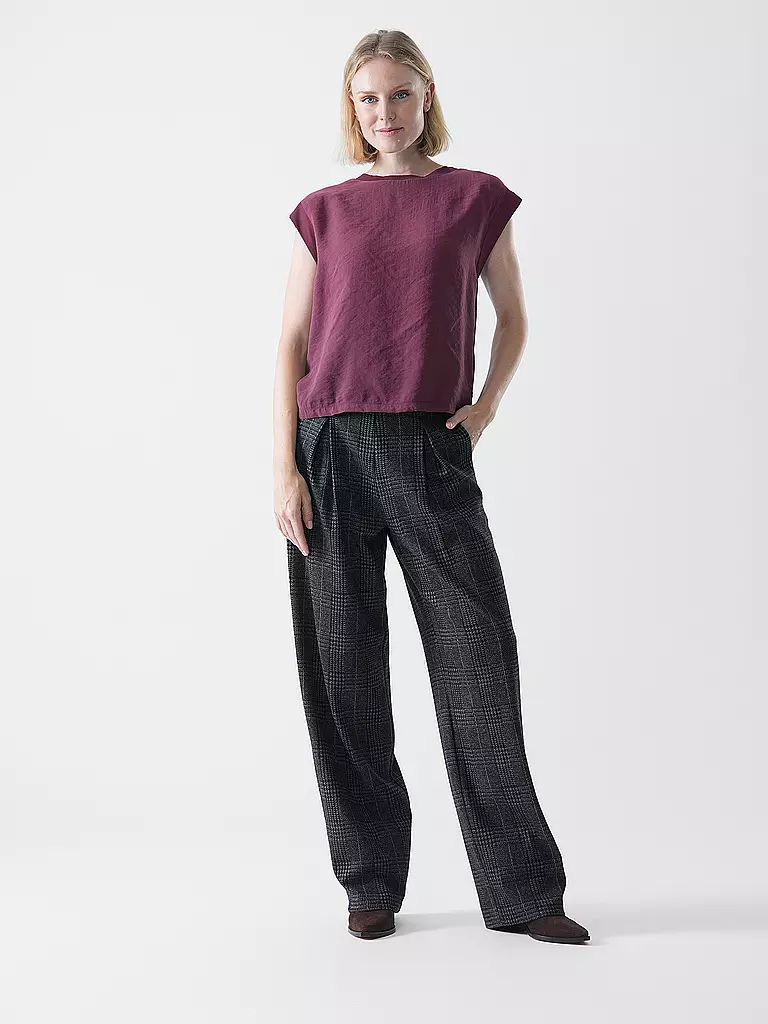 OPUS | T-shirt SILKISI | dunkelrot