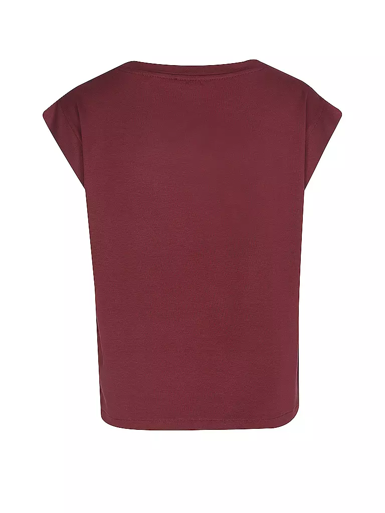 OPUS | T-shirt SILKISI | dunkelrot