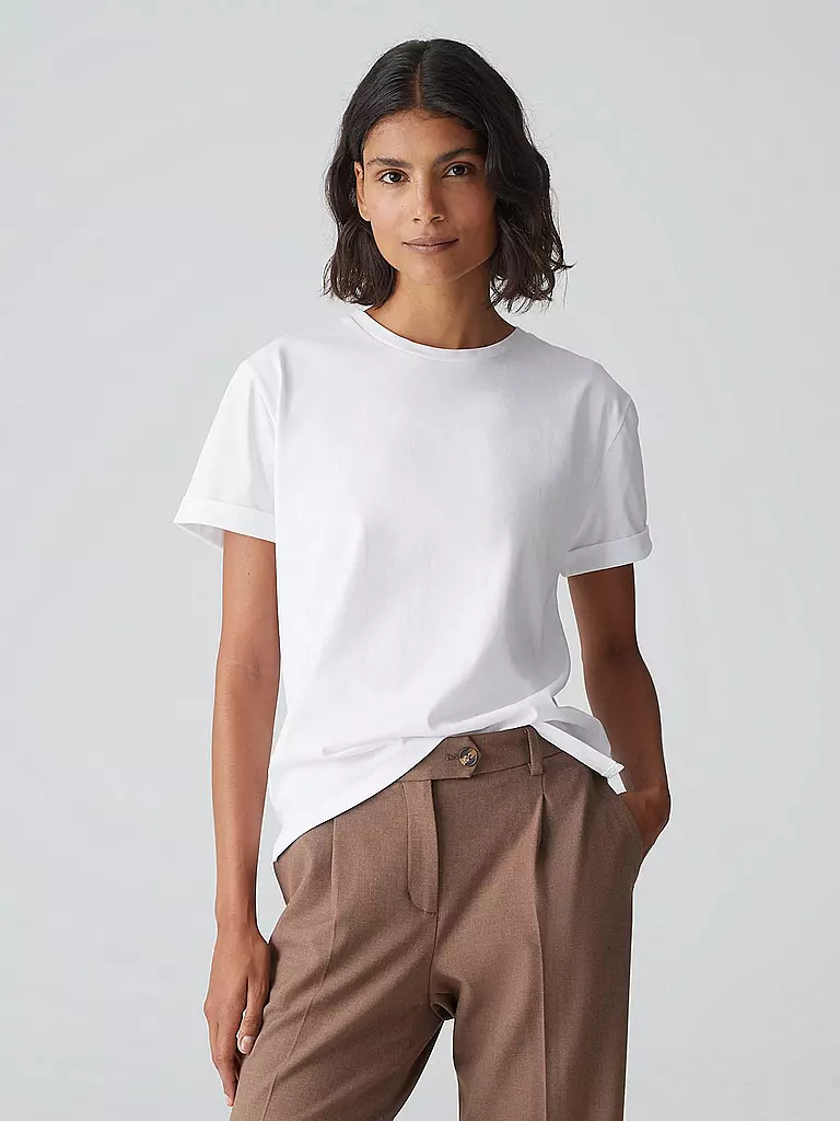 OPUS | T-shirt SONZI | Blanc