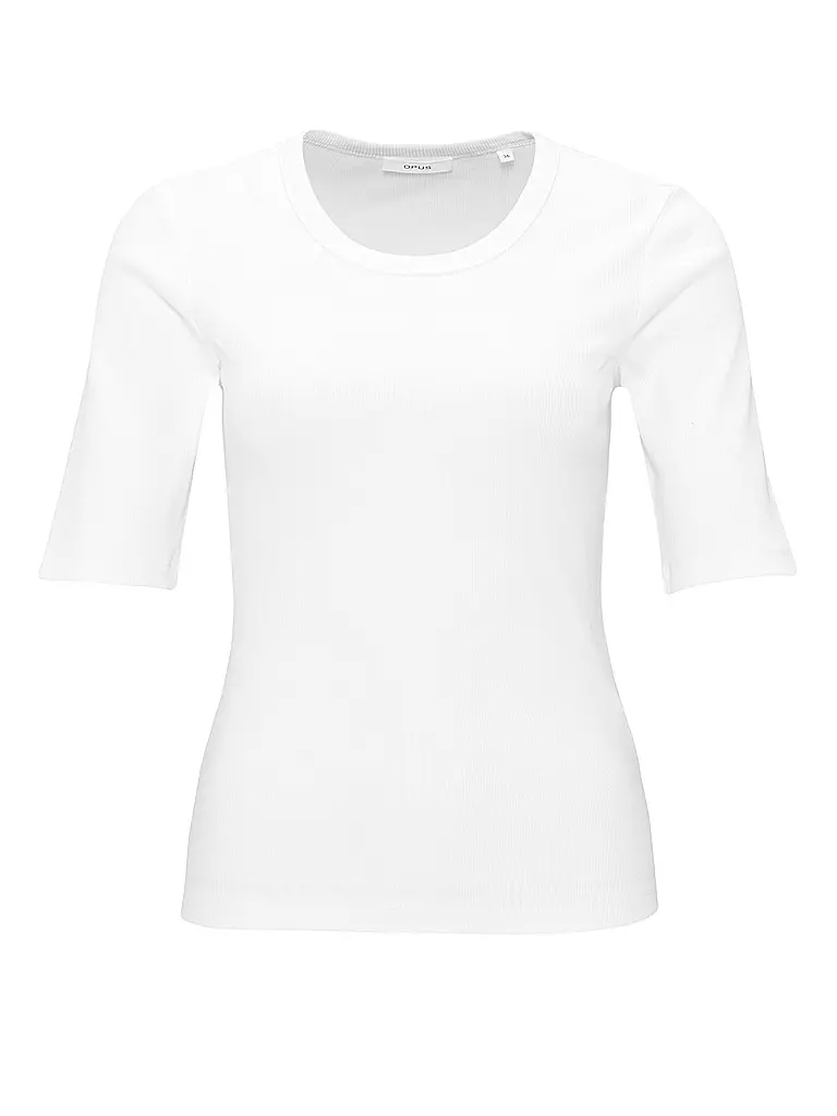 OPUS | T-shirt SUSTAFA | weiss