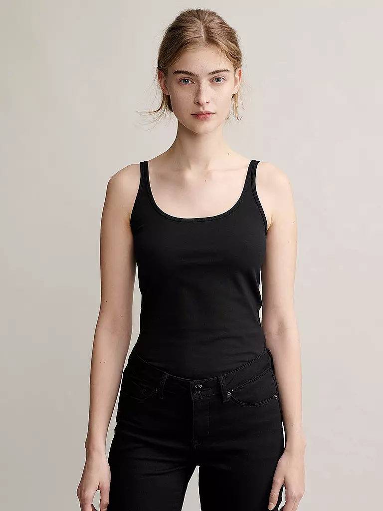 OPUS | Top basique "Daily A" | schwarz