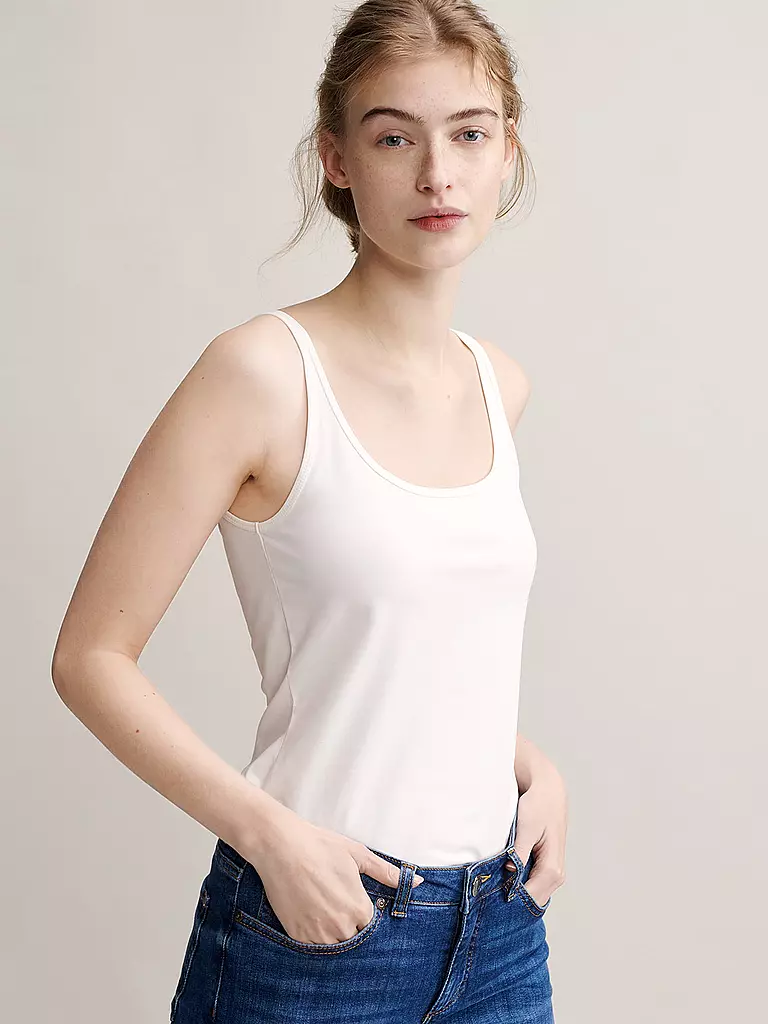 OPUS | Top basique "Daily A" | Blanc