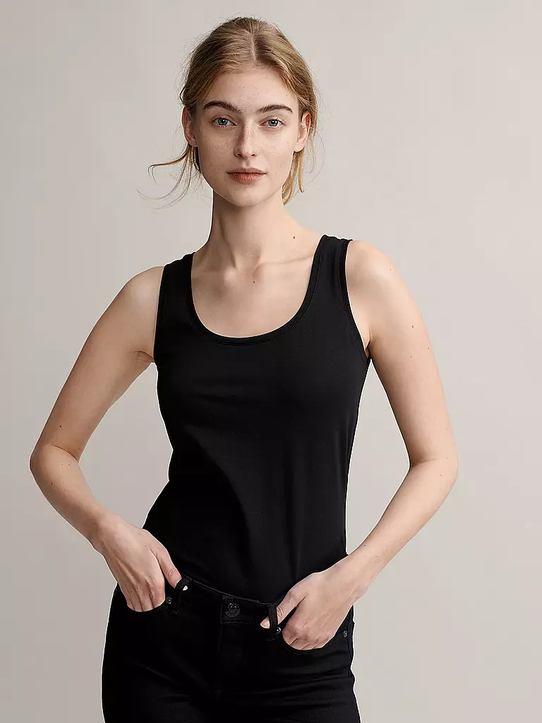 OPUS | Top basique "Daily E" | schwarz