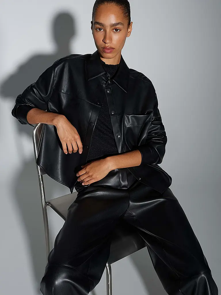 OPUS | Veste aspect cuir FEDGY |