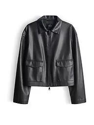 OPUS | Veste aspect cuir JOSMICA | Noir