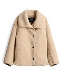 OPUS | Veste aspect fourrure HAFINE | Beige