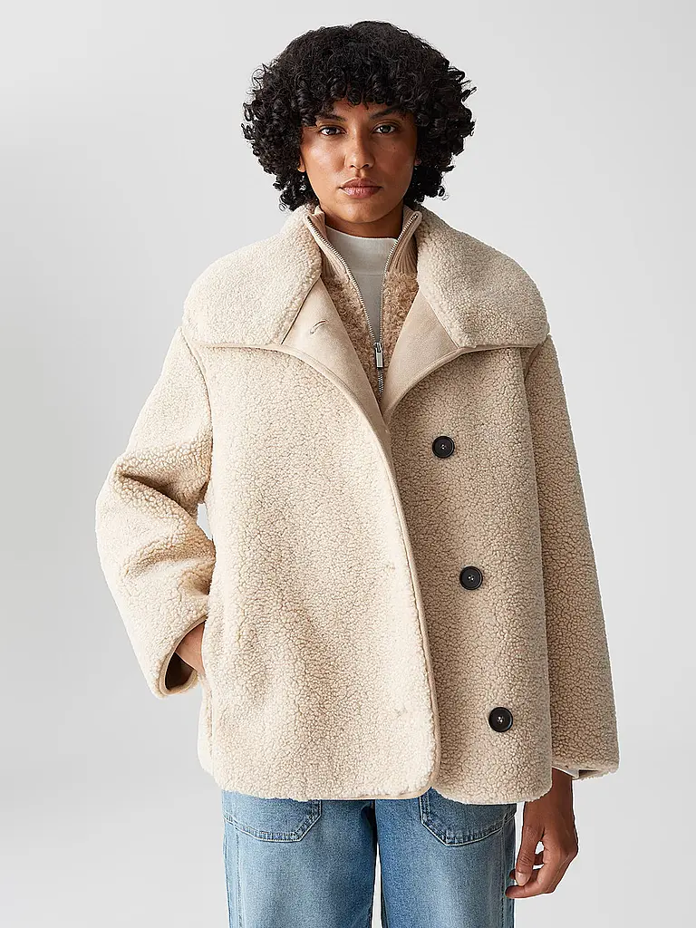 OPUS | Veste aspect fourrure HAFINE | 