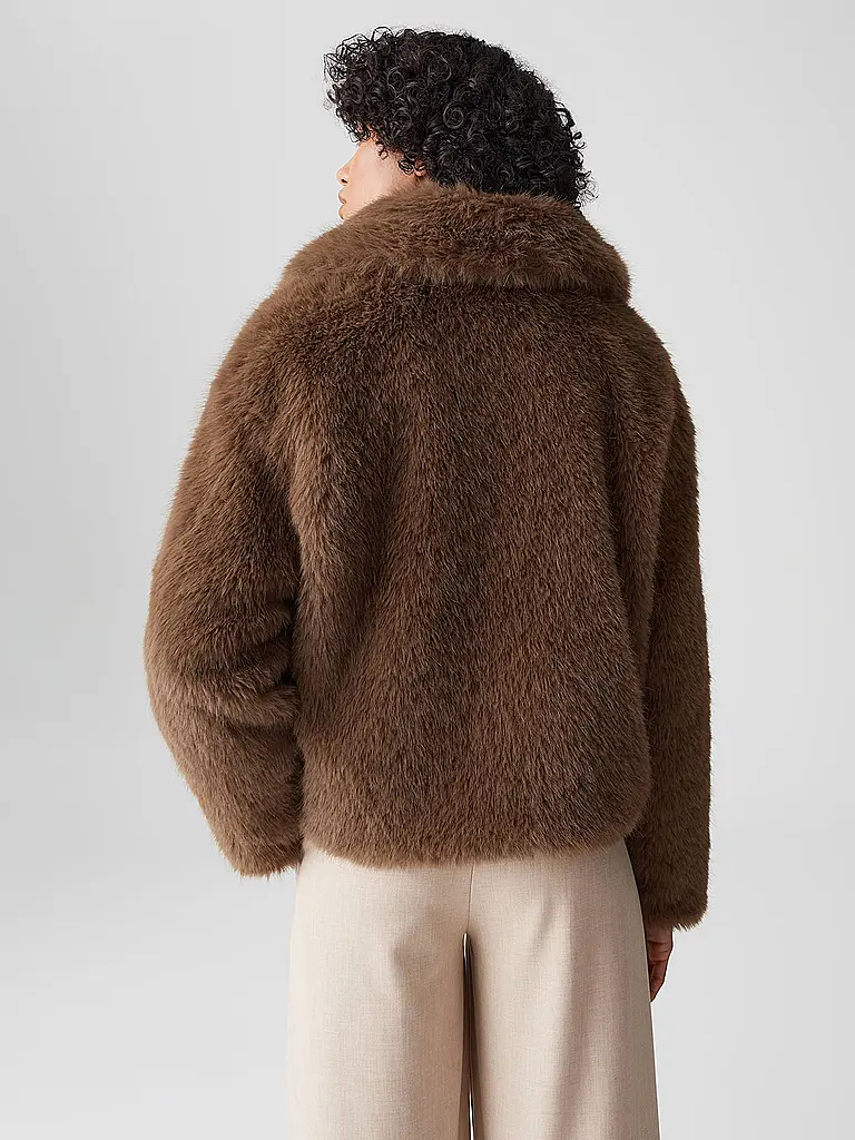 OPUS | Veste aspect fourrure HAJORA | braun