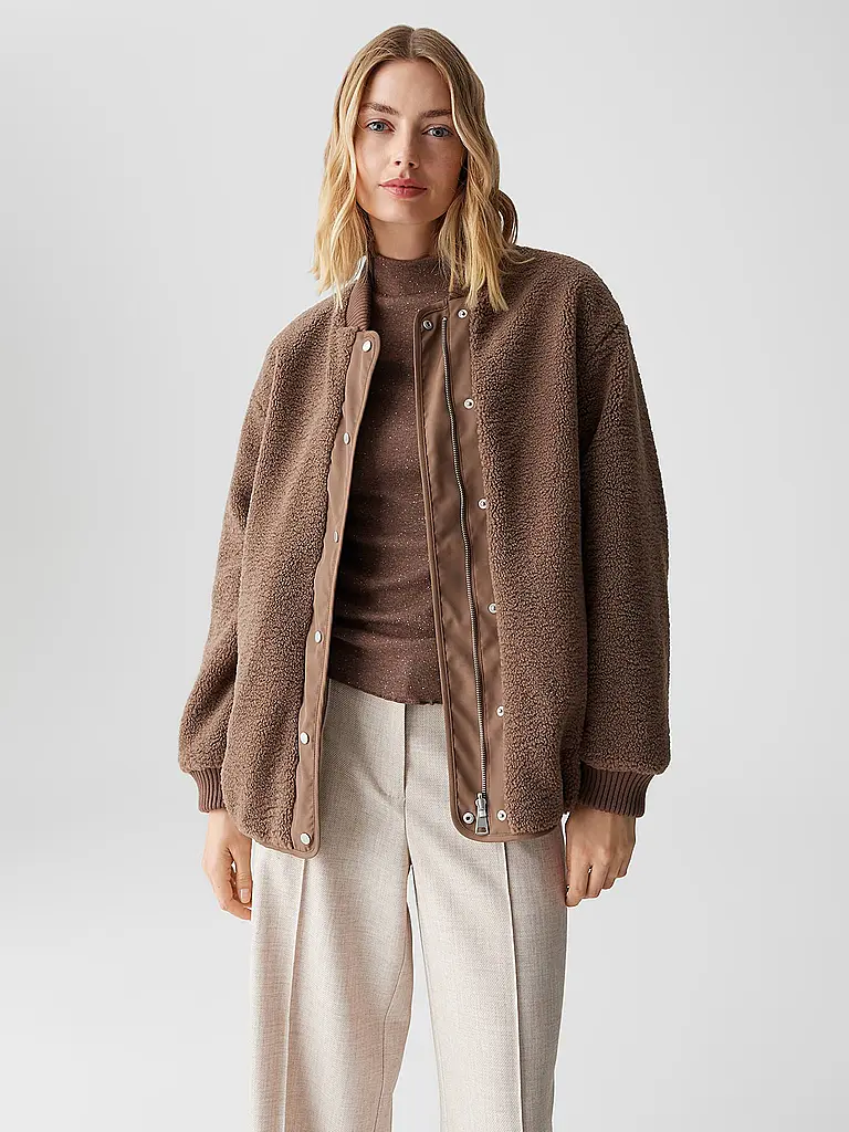 OPUS | Veste aspect fourrure HULDA | braun
