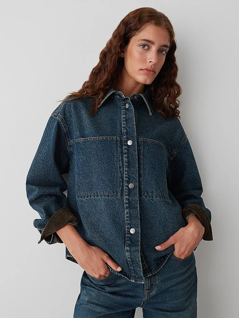 OPUS | Veste en jean JASPA | dunkelblau