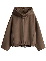 OPUS | Veste en laine HIKONA | Marron