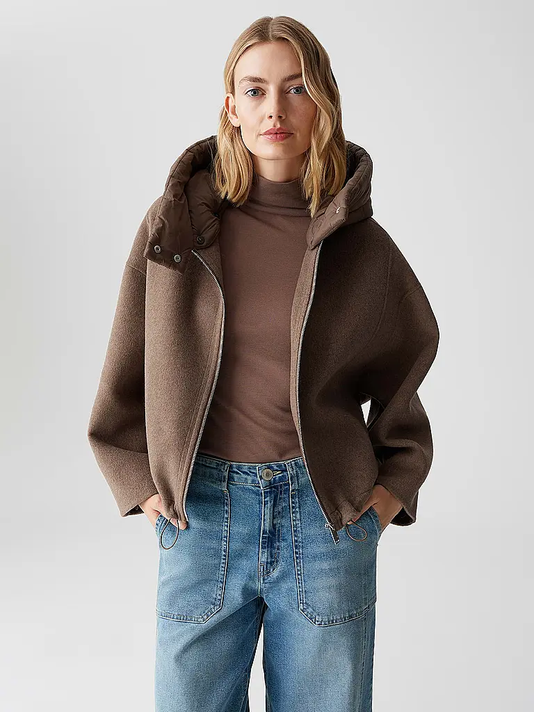 OPUS | Veste en laine HIKONA | braun