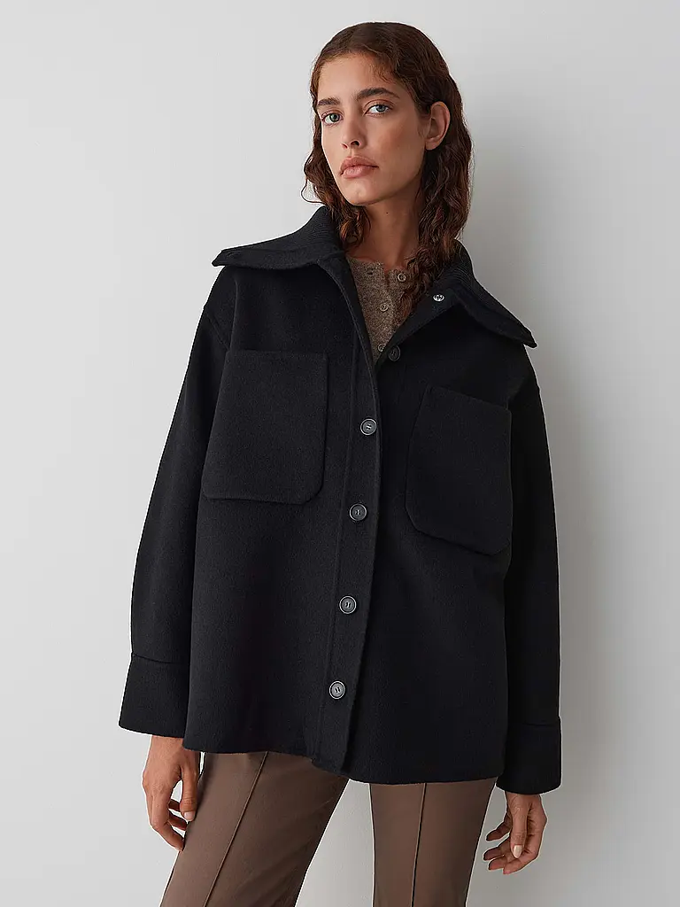 OPUS | Veste en laine JOSIA | schwarz