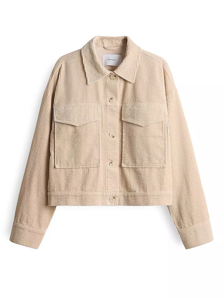 OPUS | Veste en velours côtelé HONNJA | beige