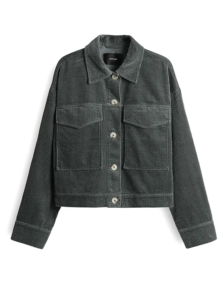 OPUS | Veste en velours côtelé HONNJA | grau
